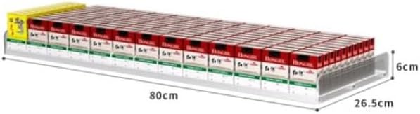 Automatic Cigarette Display Rack - Clear Retail Cabinet for Cigarettes, Gum & Small Toys | Versatile 80cm x 29cm x 30cm | Ideal for Shops, Convenience Stores & Boosting Sales Visibility image 3