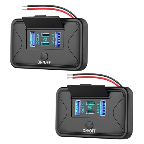 Cargador rápido Tipo C de 12V para evitar falta de batería en rutas en autocaravana