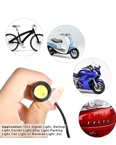 Image of AUTO MT 2PC /SET 18mm Eagle Eye LED Lights 9W DRL Daytime Running Lights Backup Reversing Parking Signal Automobiles Lamps (2PC BLUE 9W Eagle Eye Led Lights)
