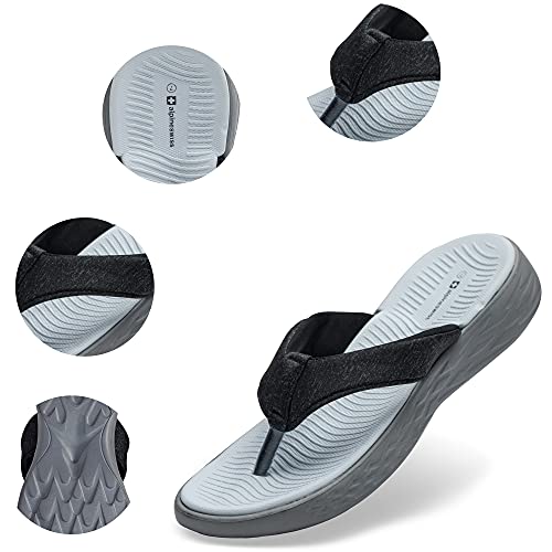 Alpine Swiss Holly Women’s Flip Flops | Comfortable Anti Slip EVA Foam Thong Sandals with Arch Support | Lightweight, Water-Resistant Indoor Outdoor Beach & Pool Shoes4