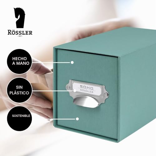 Caja cajón para CD Rössler Papier S.O.H.O ópalo 143x158x261 mm organizador 5