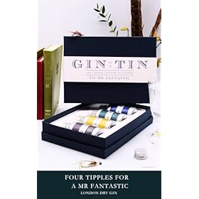 Buy the Gin In A Tin London Dry Gin Gift Set – Four Distinct 35ml Tins, Perfect Father's Day Present, Crafted in the UK with 40% ABV – Gin in a Tin