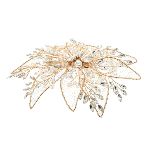 Mikinona 1pc Rhinestone Bride Wedding Hair Clip Elegant Hair Accessory