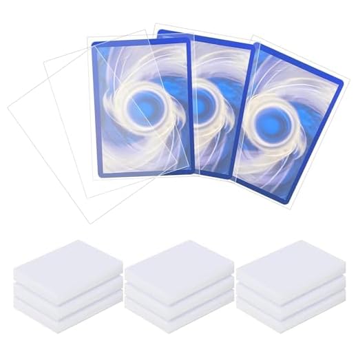 Homgaty Karten Hüllen, 300 Pockets Sammelkarten 50 Seiten Pro 6-Pocket Leere Sammelmappe, Pocket Pages für Tauschkarten, Trading Cards und Münzen, Skylanders, MTG, Pokemon, Transparent
