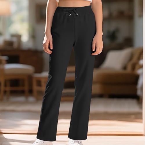 Sweatpants Girls Childrens Casual Sports Trendy Drawstring Jogger Pants Lightweight Sweatpants for 3-13years4