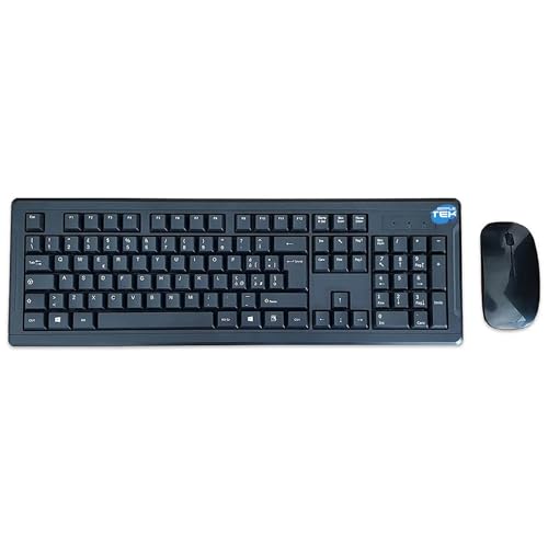 Kit clavier et souris sans fil QWERTY italien avec souris 1500 DPI