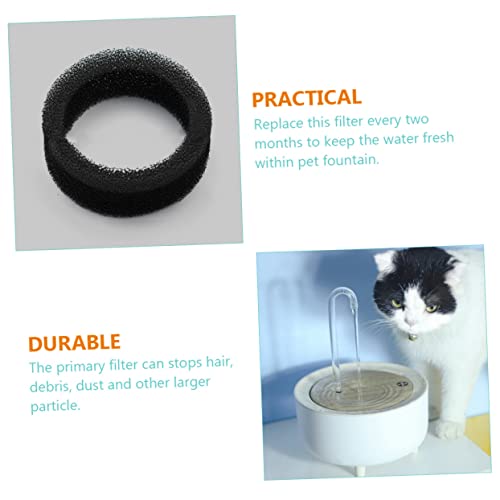 Filtros de espuma para fuente de agua para gatos Veemoon 9 piezas miniatura 6