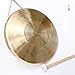 Gong Instrument, Traditional Chinese Gong With Percussion Stick, Rattling Copper & Ancient Method, Ideal for Sound Healing, Meditation, & Yoga(Treble)