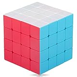 cube 4x4 algorithms Stickerless Magic Cube mit matter Oberfläche - Im Gegensatz zum triditionalen Puzzlewürfel hat dieser Speedcube keine Sticker. Die lebendigen Farben sind auf dem puzzle würfel toy selbst. Keine Sorge, dass sich Aufkleber ablösen. Die matte Oberfläche der zauberwürfel bietet ein angenehmeres Handgefühl.