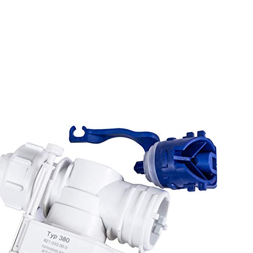 Geberit Impuls 380 Seitenfüllventil, 10 mm (3/8 Zoll) WC-Spülkasten, Messing-Einlassventile