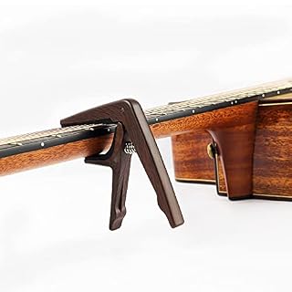 EURYTKS Accordeur de Guitare pour Guitare électrique Acoustique 6 Cordes Couleurs de Bois Accessoires de Guitare Capo de… – Image 4