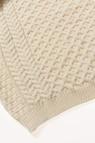 Aran Crafts Unisex Irish Cable Knitted Wool Crew Neck Sweater (C1949-Sm-Nat) Natural #TOP7