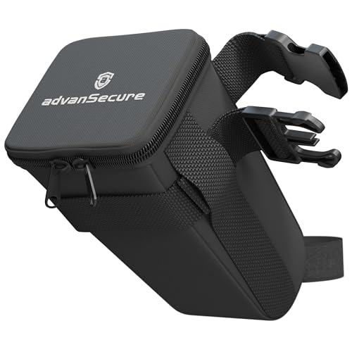 advanSecure® Fahrrad-Satteltasche | ideal für schwere Kettenschlösser | kompatibel mit den meisten Fahrrädern und E-Bikes | h