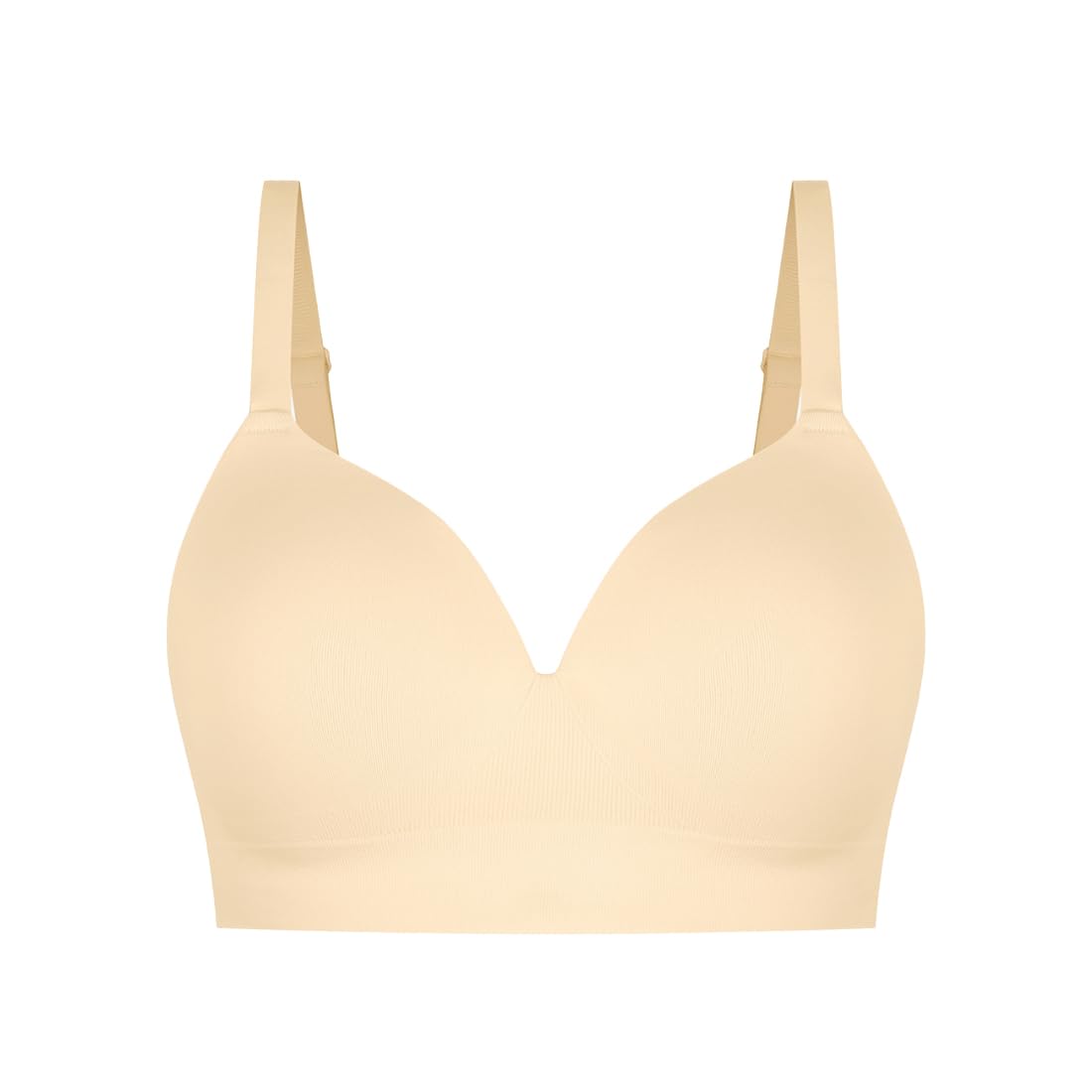 Daily Essential BH, rosensix Damen Original BH Bequemer Soft-BH ohne Bügel mit Starkem Halt Bügelfreier & Unsichtbarer Look – mit verstellbaren Trägern und integrierten Pads
