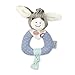 Sterntaler 3302000 Greifling Esel Emmi, Alter: 0-36 Monate, 20 x 10 cm, Hellblau/Grau