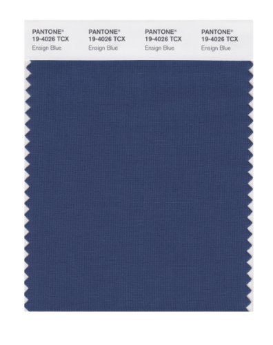 PANTONE Smart 19-4026X Color Swatch Card, Ensign Blue