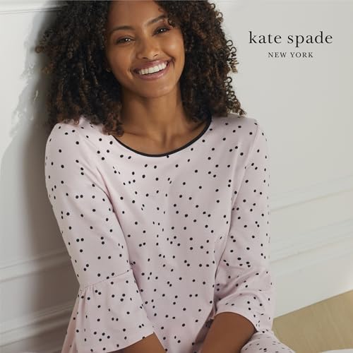 Image of kate spade new york Short Sleeve Cropped Pant PJ Set