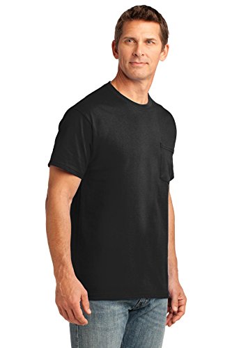 Port & Company Men's 54 oz 100% Cotton Pocket T Shirt4