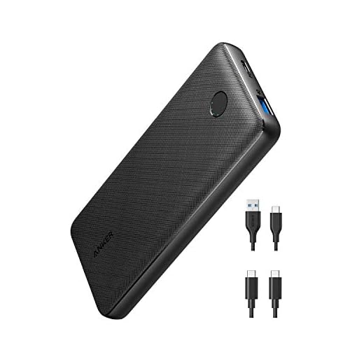 Anker PowerCore Essential 20000 PD Portable Charger, 20000mAh USB-C Power Bank with 20W Power Delivery, Compatible with iPhone 12/12 Pro / 12 Pro Max / 8 / X/XR, Samsung, iPad Pro 2018, and More
