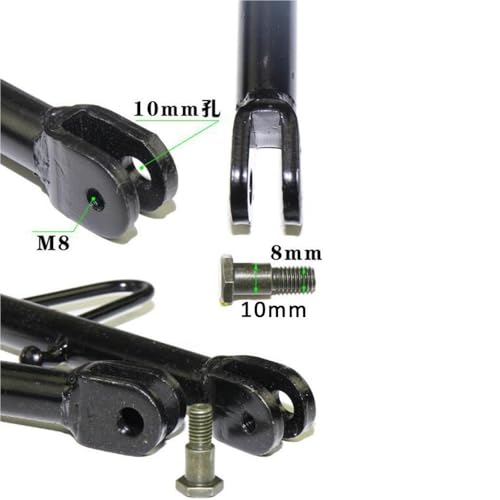 Béquille latérale universelle pour moto scooter évite les chutes de véhicule - 2