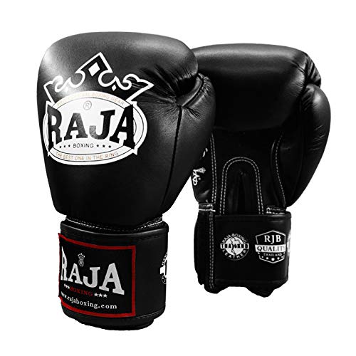 Formazione Guanti di Lotta, può Essere Utilizzato Come Sparring Guanto O Guanti da Sacco E di Addestramento (8 Once 10 Once 12 Once),Nero,12oz