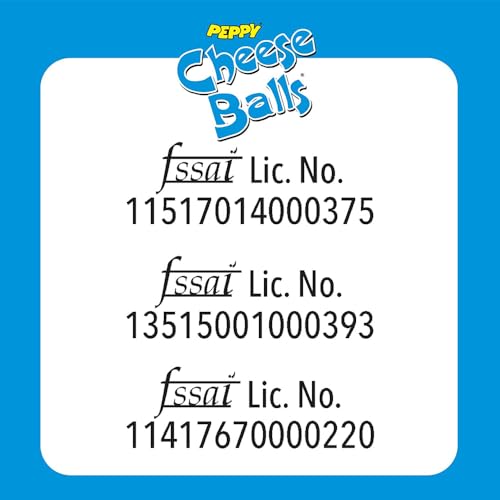 Image of Peppy Cheese Balls, 55g or 60g (Weight May Vary) (Pack of 3)