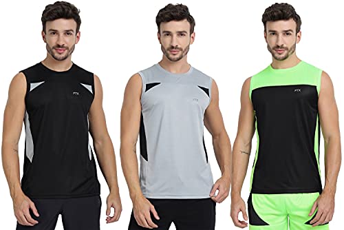 Image of FTX Men's Solid Regular Fit T-Shirt