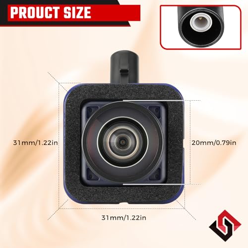 Image of 68144068AC Backup Camera Rear View Camera,Fit for Chrysler Pacifica Voyager Ram 1500 Maserati Ghibli Levante 2017-2022 Parking Park Assist Camera Replaces #68144068AB 68144068AD 68417514AA