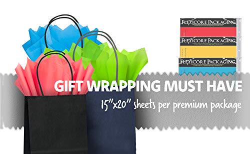 Flexicore Packaging Gift Wrap Tissue Paper | Size: 15 Inch X 20 Inch | Count: 100 Sheets (Burnt Orange) - Thumbnail 6