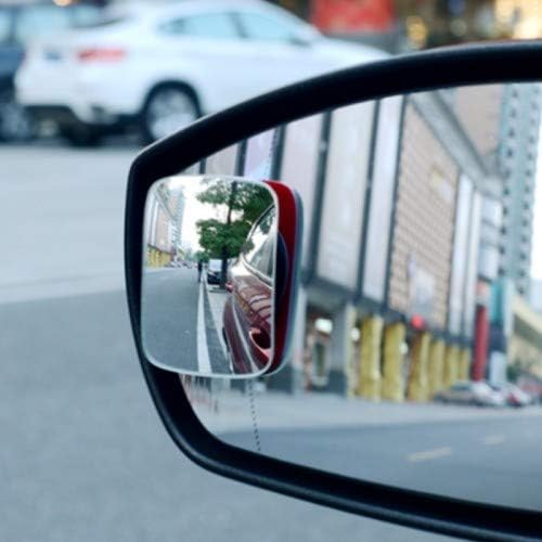 Image of Blind Spot Mirror, 360 Adjustable, Convex Glass, Waterproof, Universal Fit for Cars & SUVs, Black (3R-054)