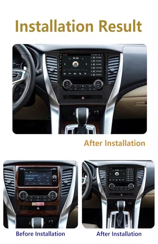 Autoradio Android 12 pour Pajero 2017 : écran 10 pouces et Bluetooth