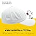 Peanuts Snoopy Dad Hat, It's Good to Be Green Earth Adult Baseball Cap with Curved Brim, White, One Size
