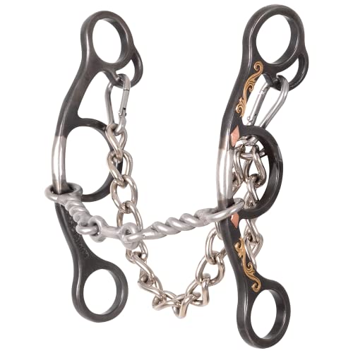 Classic Equine Sherry Cervi Diamond Shank Gag Barrel Bit with ...