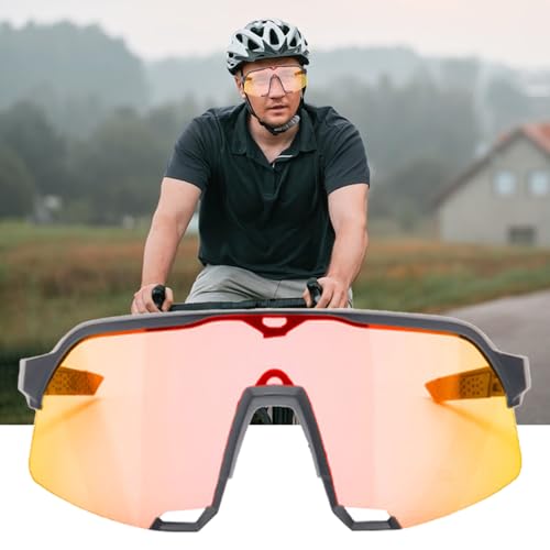 Gafas de sol ciclismo con lentes envolventes unisex para running montaña 2