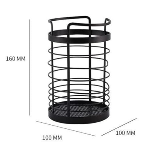Support égouttoir à baguettes – Porte-ustensiles de cuisine rond simple pour le rangement de la maison