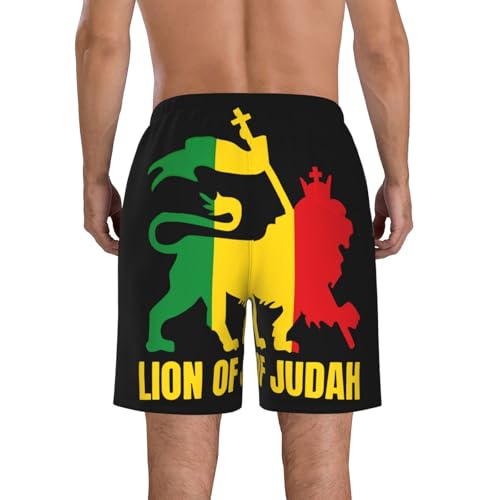 Happy Haitian Flag Day 1804 Men's Swim Trunks Beach Shorts Quick Dry Hawaiian Swimming with Pockets3