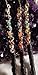 Beaditwearitloveit 1 Piece 7 Chakra Dreadlock Jewelry Handmade, Copper Wire Wrapped Chakra Loc Jewelry, Beads For Braids, Locs, And Twists, Crystal Loc Jewelry (Gold)