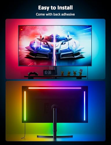 MIWATT Gaming Monitor Light, Backlight with Screen Color sync Effect for 24-27inch Computer Monitor, Compatible with Windows - Image 6