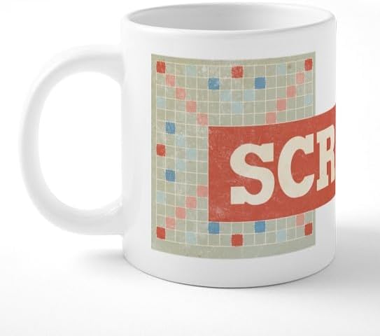 CafePress Scrabble Tiles 20 Oz Ceramic Mega Mug 20 oz Ceramic Coffee Mega Mug