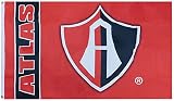 Atlas Mexican Soccer Futbol 3x5 3'x5' Premium Quality Heavy Duty Fade Resistant Polyester Flag Banner