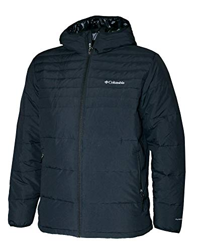 Columbia Alpine Tunnel 650 TurboDown Hooded Men's Jacket Omni Heat (L) Black