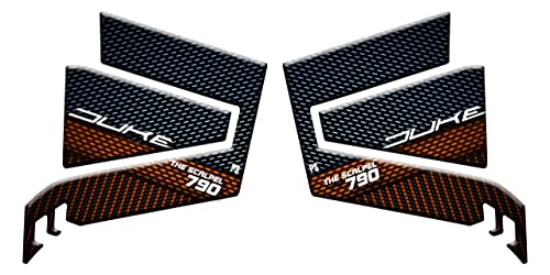 Protection KTM Duke 790 résine 3D paraserbatoio anti-pluie bleu