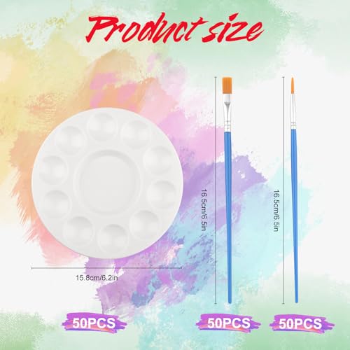 Set de 150 Piezas de Pinceles y Paletas para Pintura Sopoloray miniatura 2