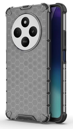 Image of Glasgow Back Case Cover Compatible with [ Mi Redmi A4 5G / 14C 5G / Poco C75 ] (Stylish Design) - Black