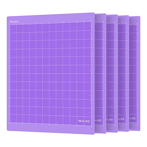Base de corte 12x12 REALIKE StrongGrip para trabajar cuero y telas en Cricut Maker 2