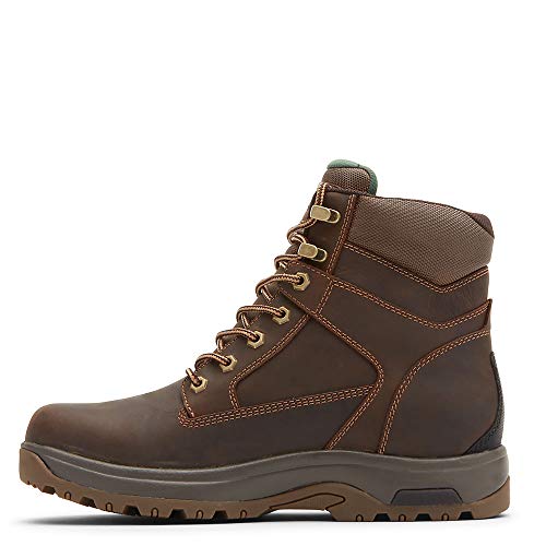 Image of Dunham mens 8000 Works 6 in Plain Toe Waterproof Boot