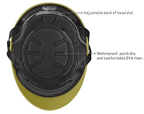 The Reevas Whitewater Kayaking Rafting Sup Surfing Waterskiing Helmet (Matte Olive, Large) #TOP1