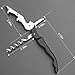 Uaorexplo Professional Heavy Duty Wine Opener, Compact and Foldable Wine Key, Strength Stainless Steel corkscrew, Double Hinged, Foil Cutter, Ideal Tools for Servers, Bartenders, Sommelier (Black).