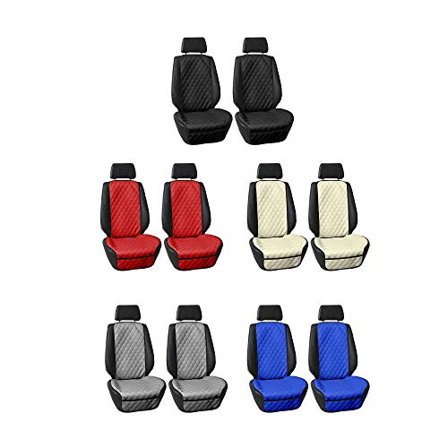 Fh Group Car Seat Cover Cushion Neosupreme – One Seat Cover For Cars Trucks Suv, Gray Faux Leather Car Seat Cushions, Waterproof Car Seat Cover Cushion, Universal Fit Car Seat Protector #TOP5