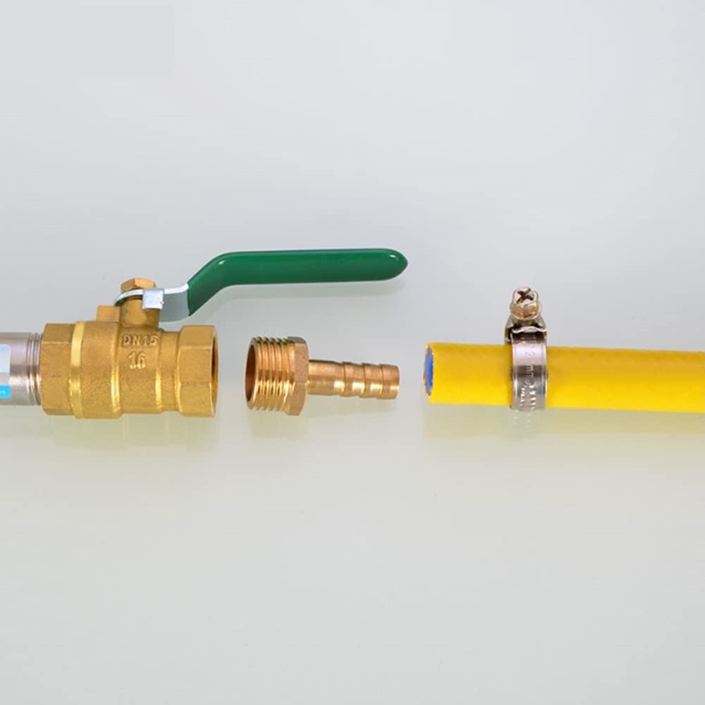 2 Stück Messing Schlauchtülle 3/4 Zoll – Schlauchanschluss Mit Widerhaken & Innengewinde Für Wasser/Öl/Luft